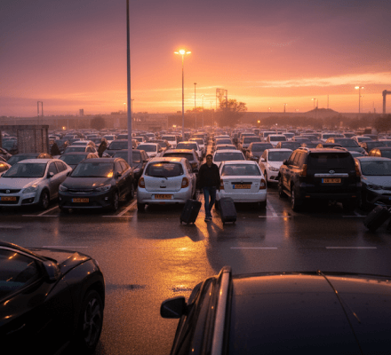 קוויק פארק חניון לטווח ארוך טרמינל 3